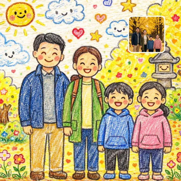크레파스 일기 