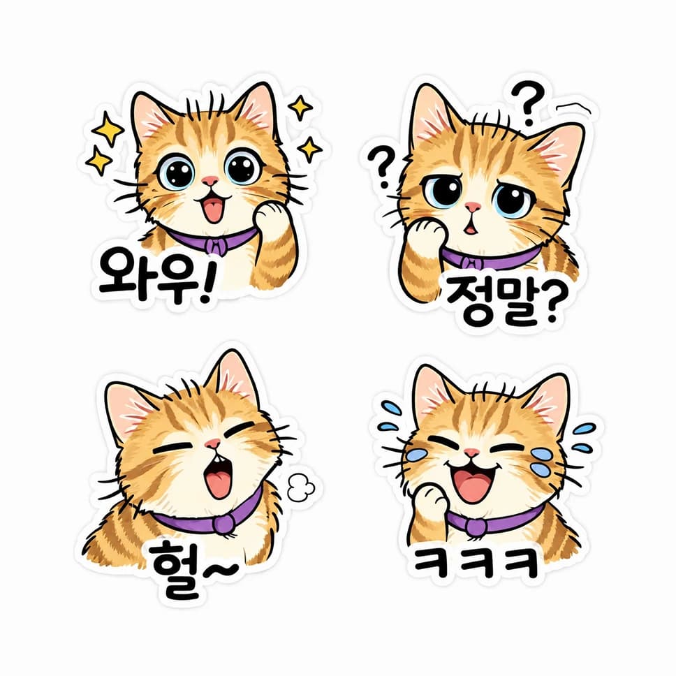 데일리 스티커 