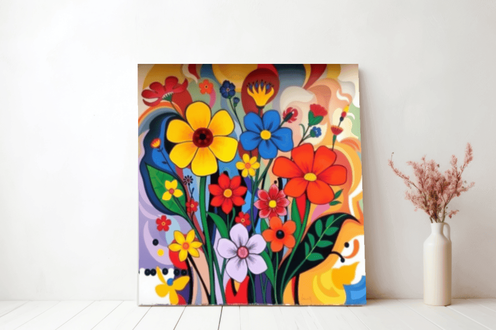 꽃이주는 기쁨 캔버스액자(30cm)
