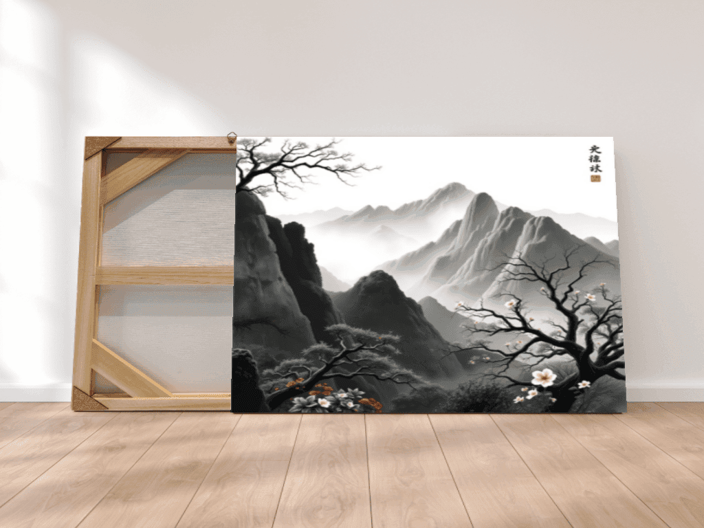 산수화 캔버스액자(60cm)
