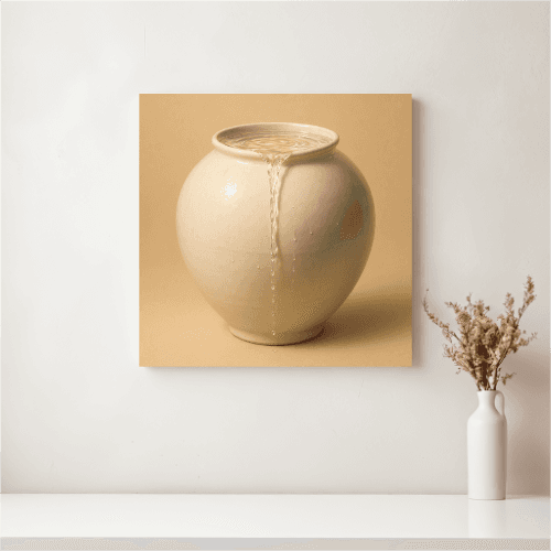 돈이 들어오는 그림 재물운 넘치는 풍수지리 인테리어 소품 캔버스액자 정사각형(30cm)