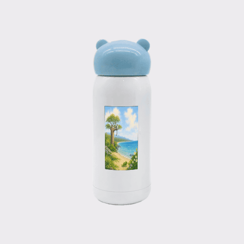 마다가스카르의 휴식 블루 곰돌이 텀블러 320ml